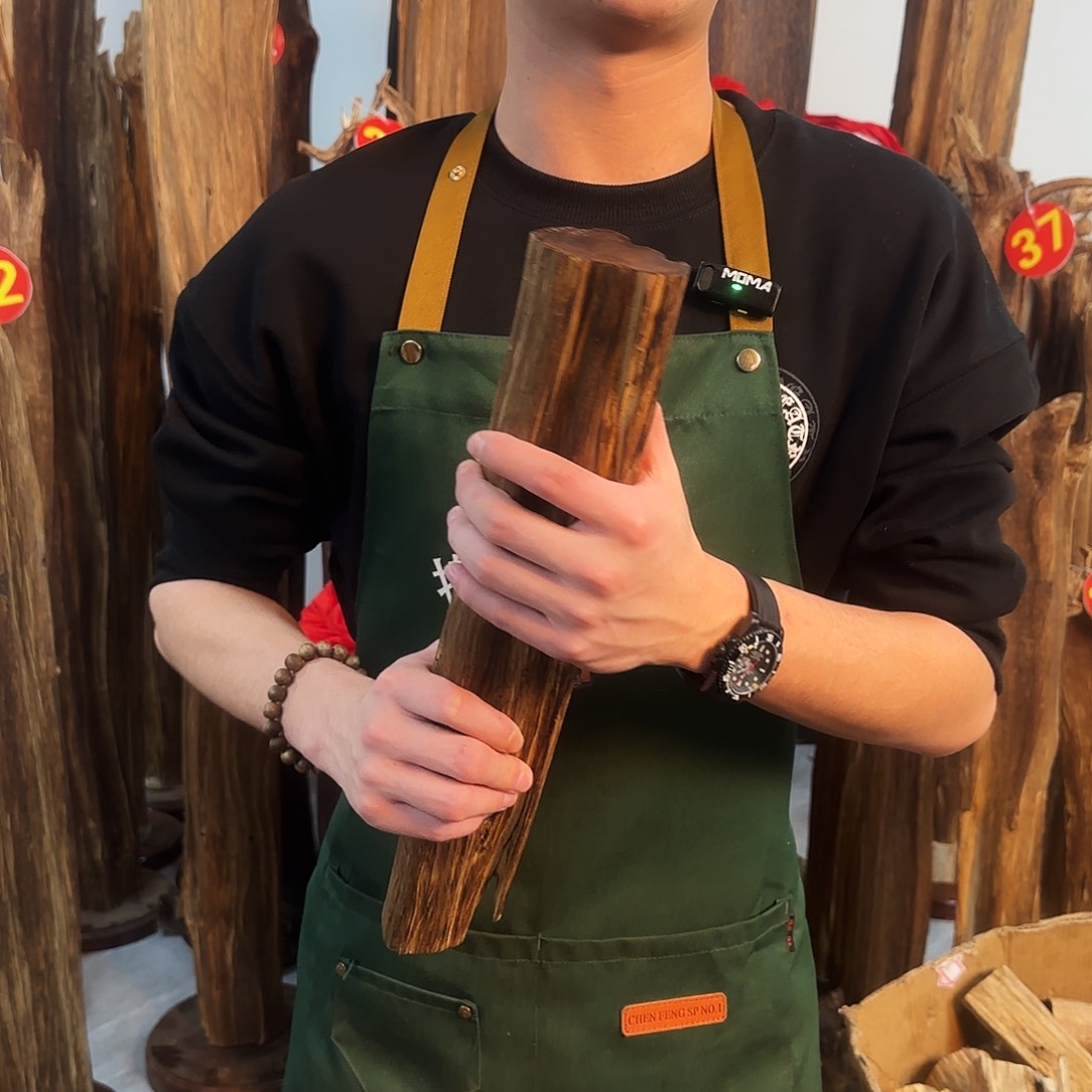 沉香摆件天然沉香原木摆件➕底座