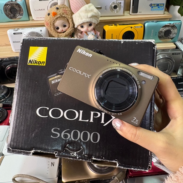 9新 Nikon/尼康 尼康s6000带原盒盲入款1410万像素7倍长焦
