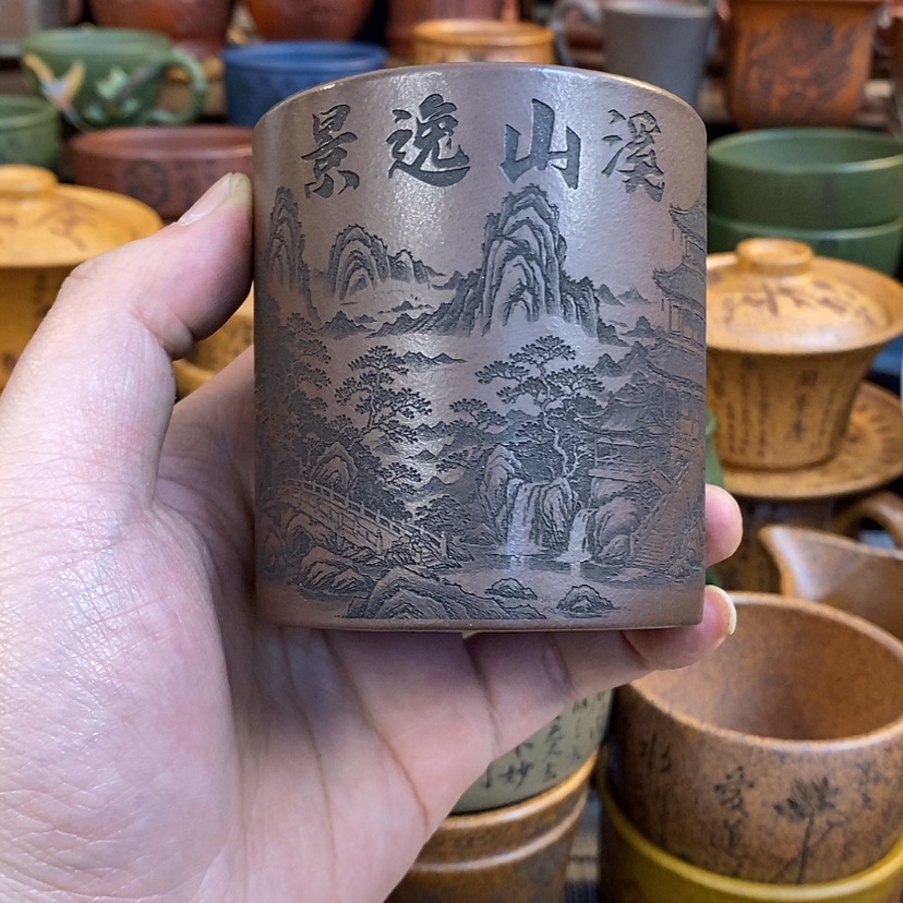 【闪购商品】紫砂杯子宜兴全手工紫砂杯