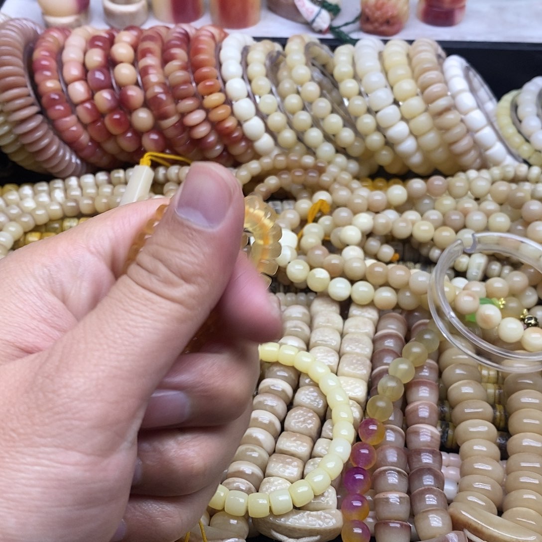 驼骨手串/手链枰*精美人工养殖羊角