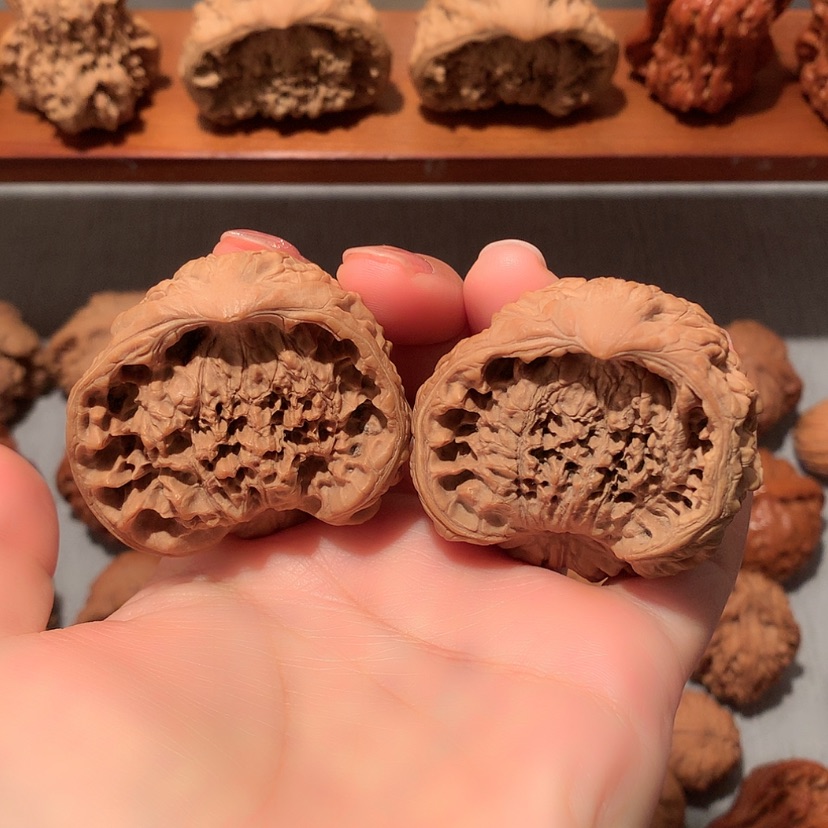【闪购商品】文玩核桃把件蛇头45