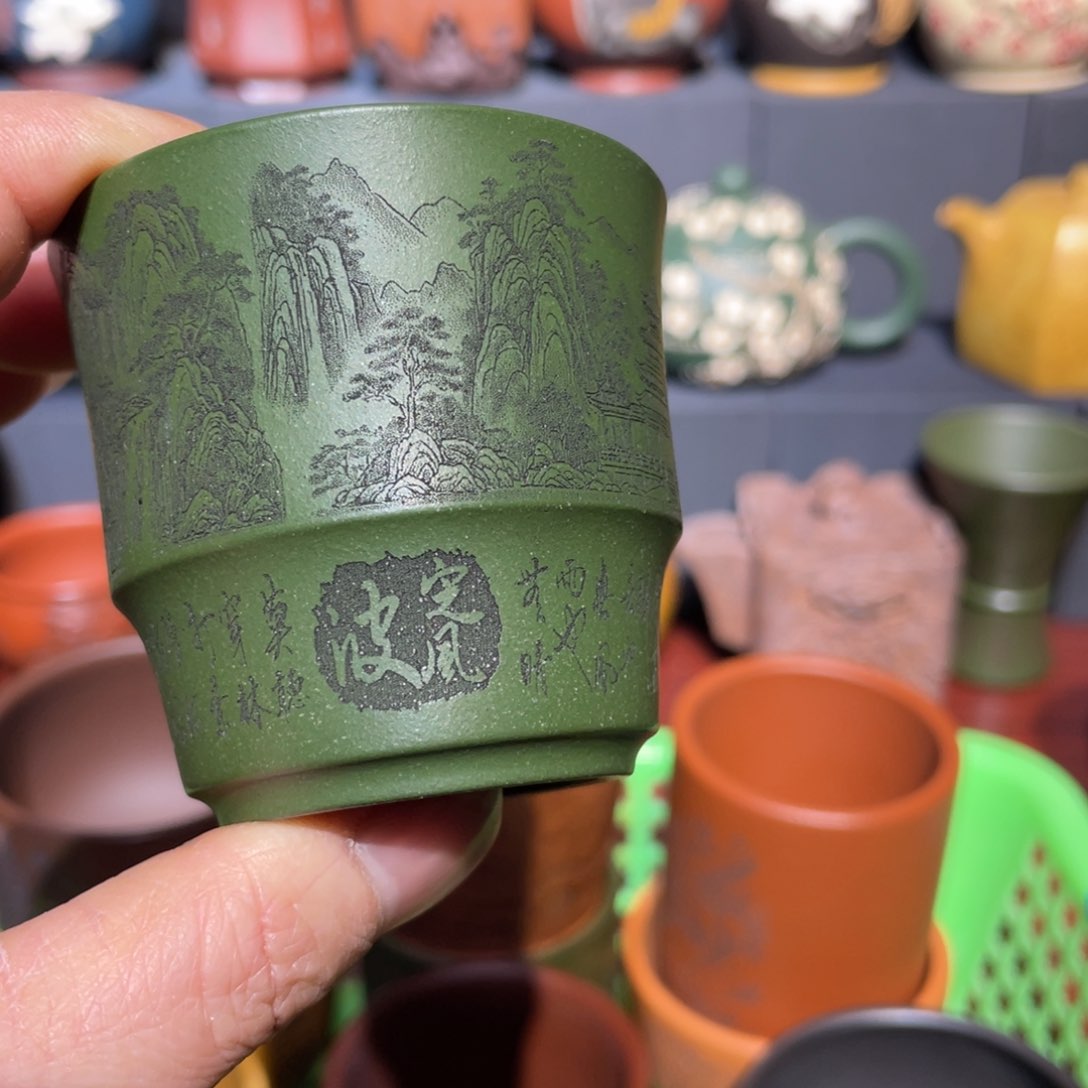 原矿紫砂手工主人杯