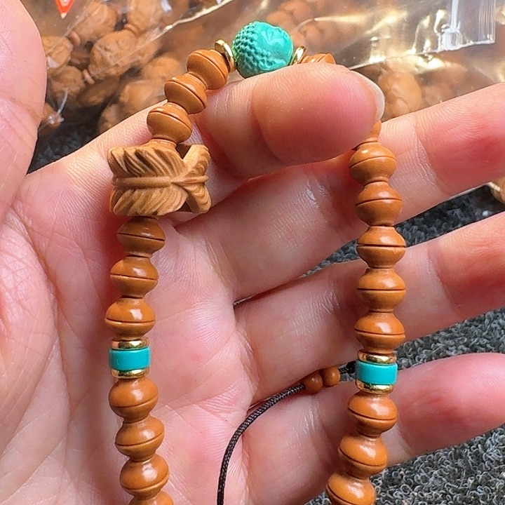 橄榄核吊坠橄榄金饭碗