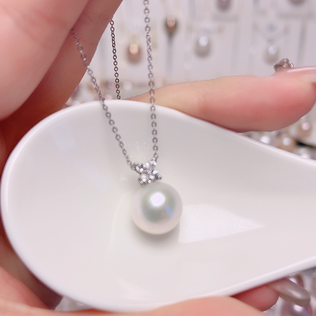 淡水珍珠未镶嵌吊坠(赠链)