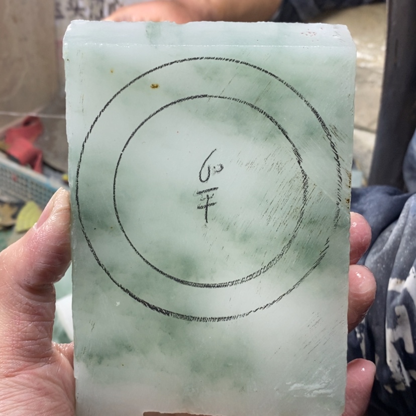 【闪购商品】石英质玉（天山翠）手镯未镶嵌家****?定制手镯