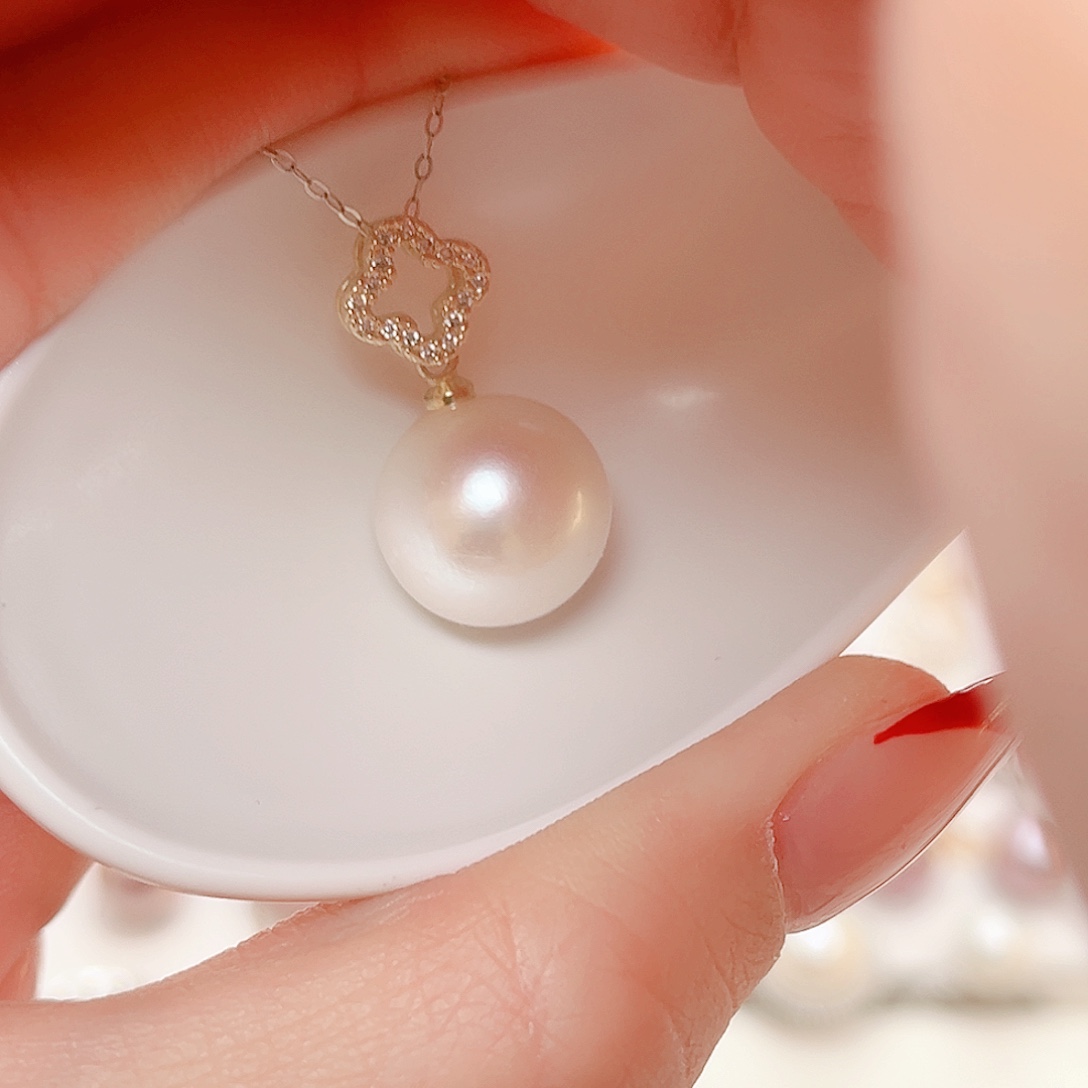 淡水珍珠吊坠(赠链)合金