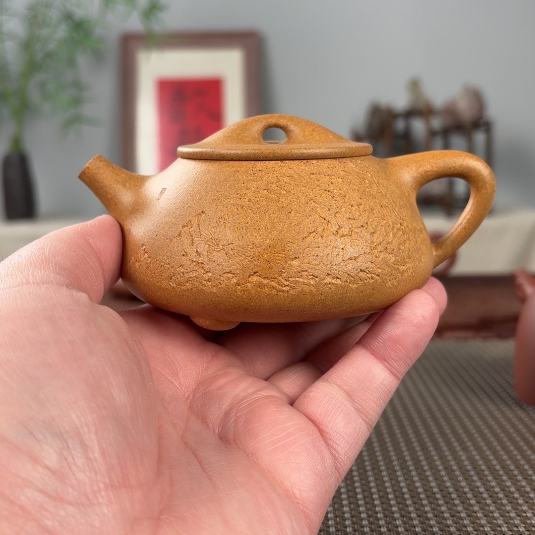 紫砂茶壶黄龙山原矿紫砂壶