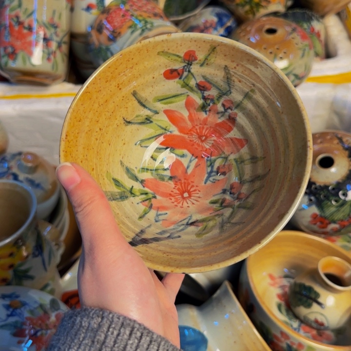 瓷片景德镇陶瓷手工手绘