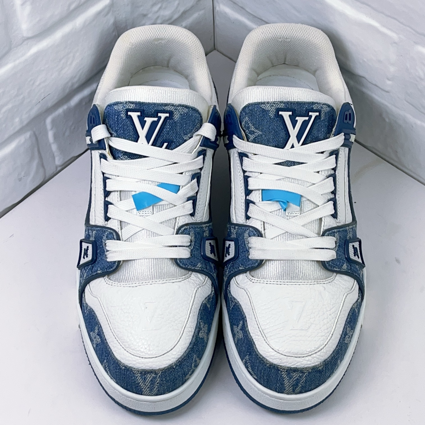 95新 LouisVuitton/路易威登 直播漏价 蓝白牛仔 欧码7码41码