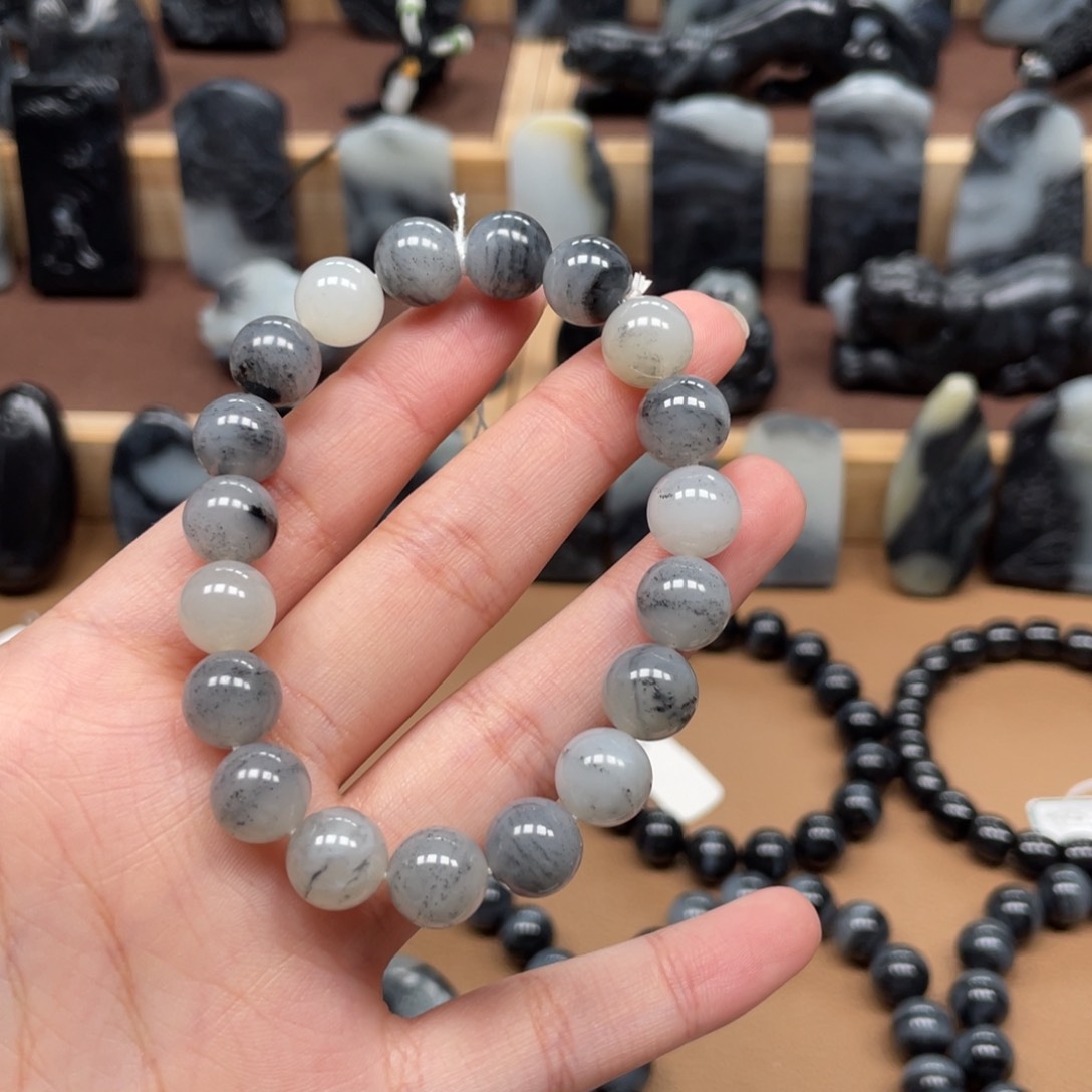 和田玉手链未镶嵌