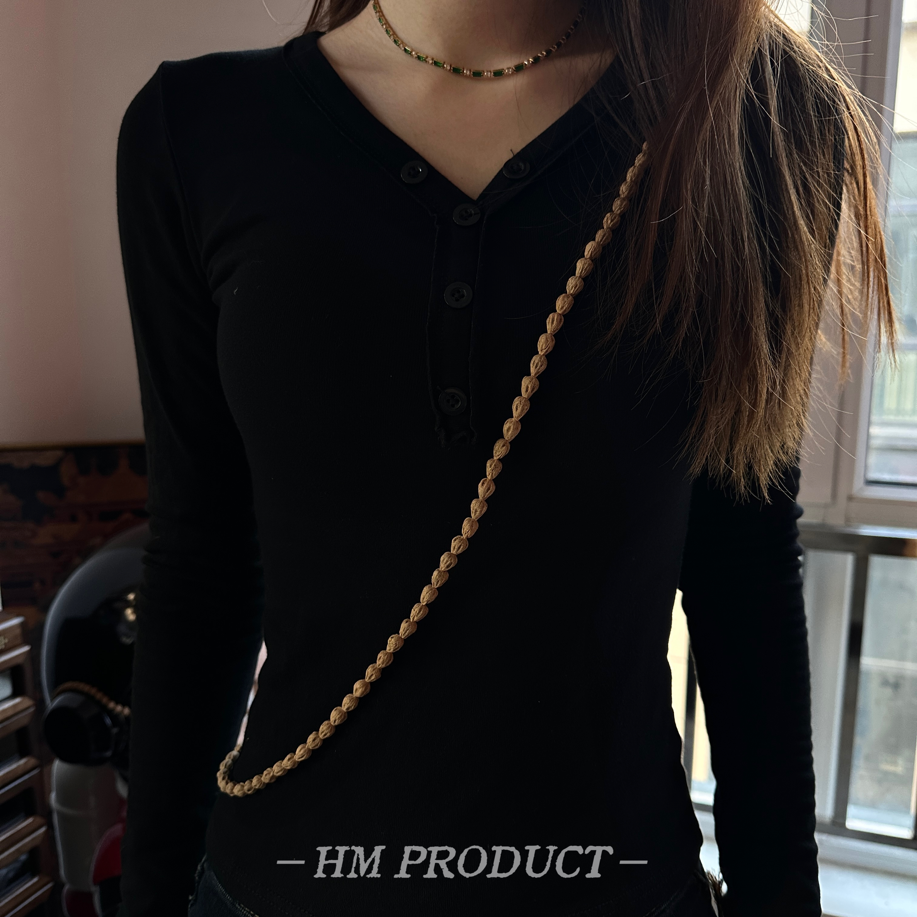 HM｜屠龙鞭 大长腿 原桩大长腿 网红斜挎百香籽 5541