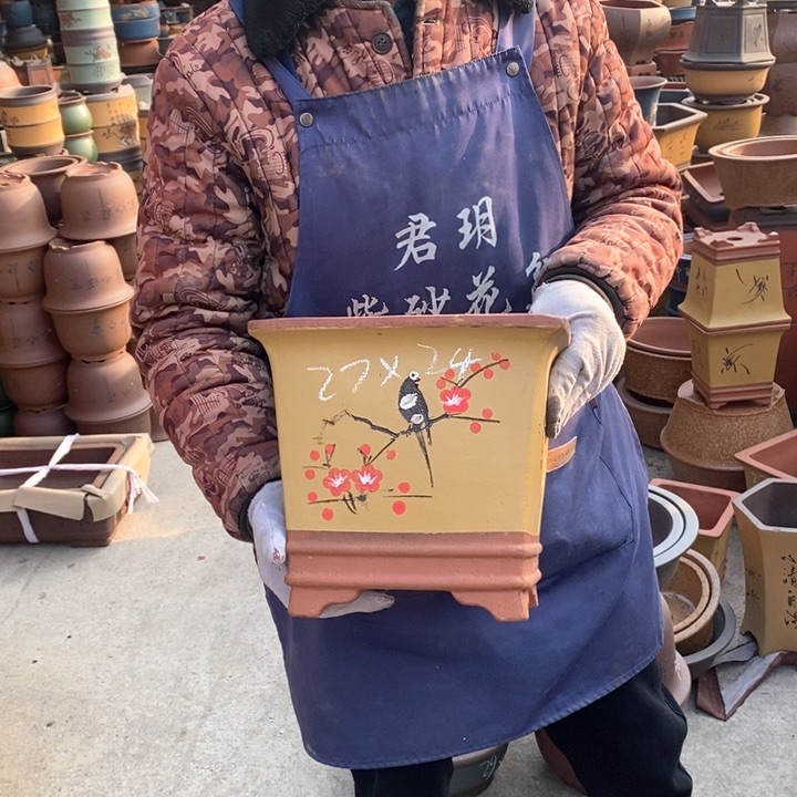 紫砂花盆紫砂花盆