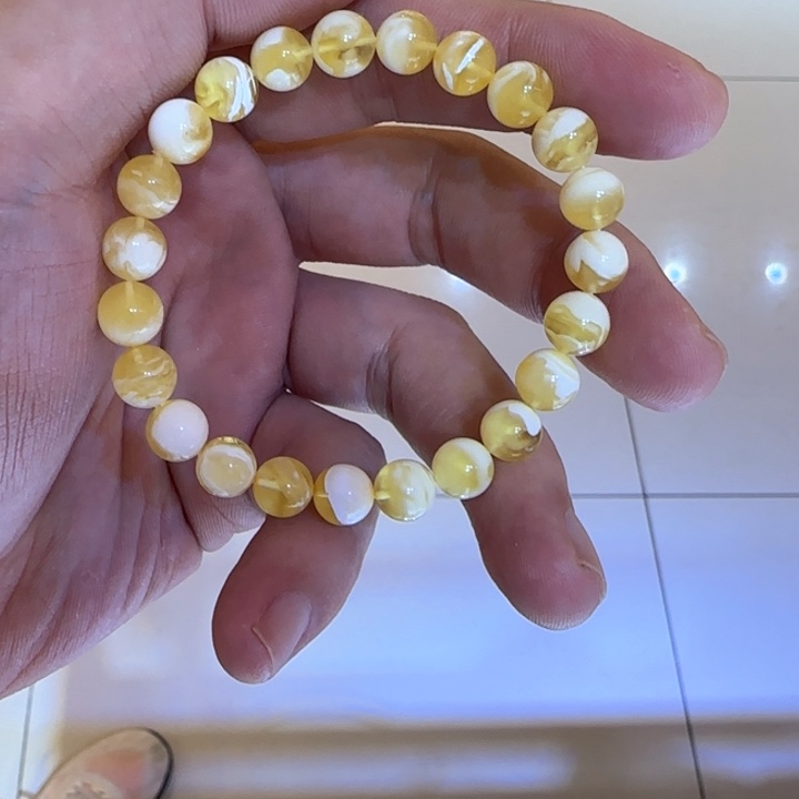 手链琥珀未镶嵌蜜蜡