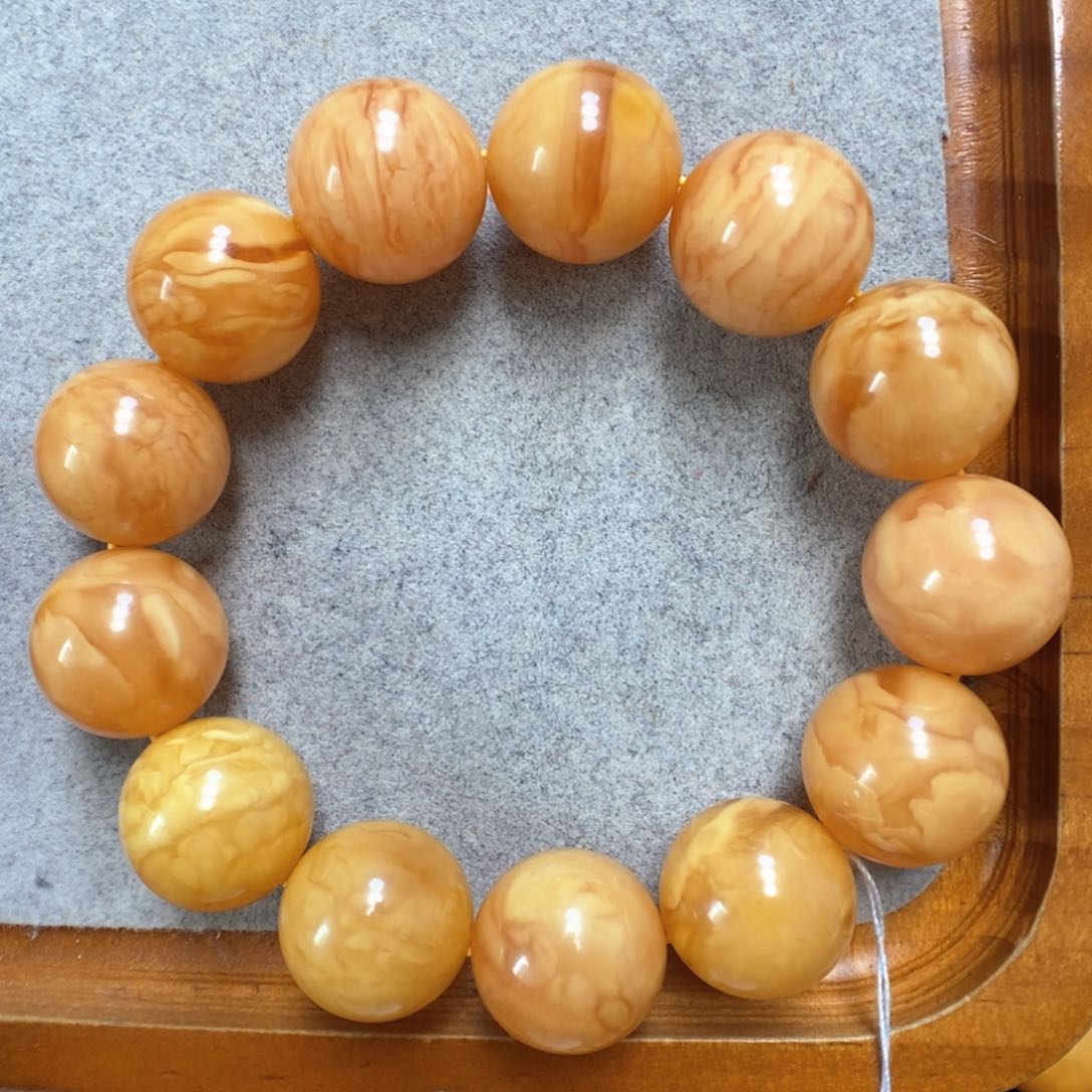 蜜蜡手串未镶嵌蜜蜡手串