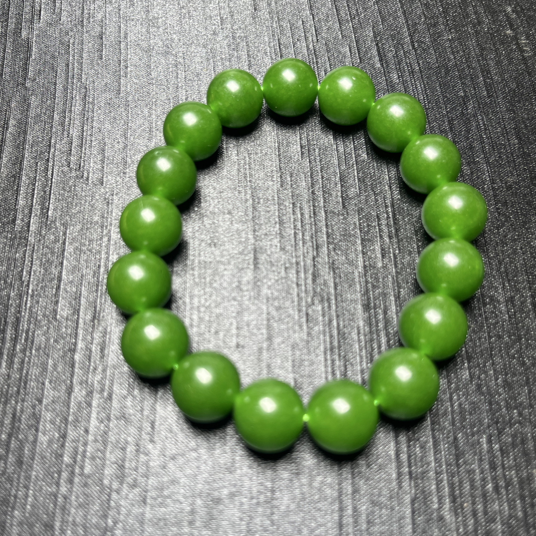 时尚百搭碧绿色菠菜绿色满绿色珠串112
