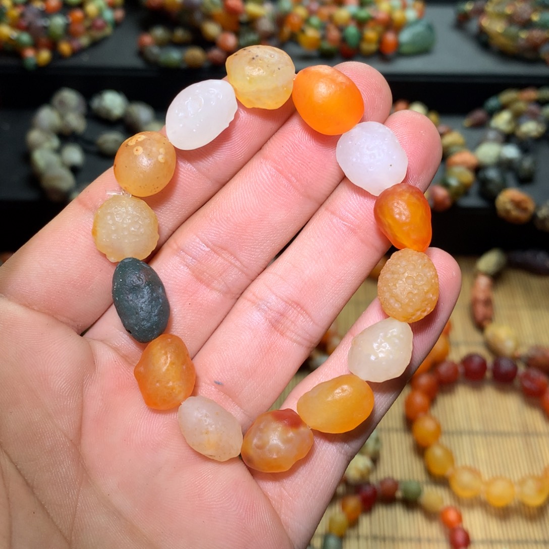 玛瑙/玉髓未镶嵌手链