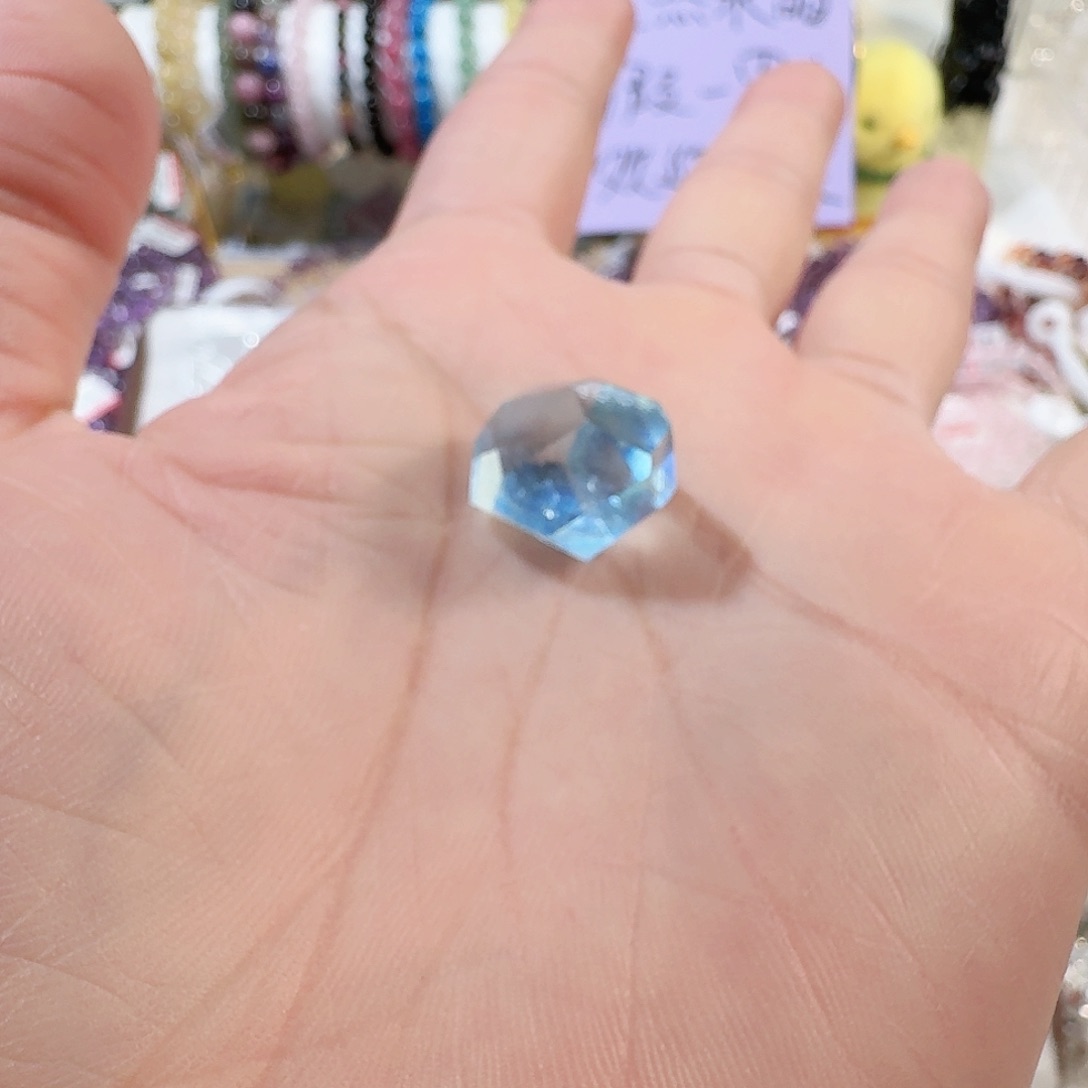 水晶手链未镶嵌海蓝宝