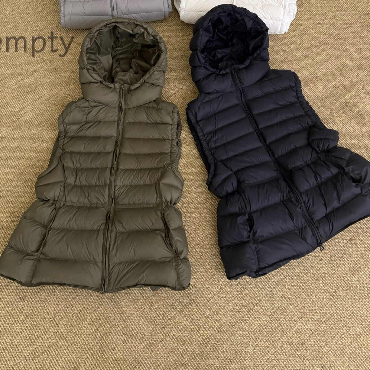 empty//厚款秋冬款保暖轻薄羽羽马甲