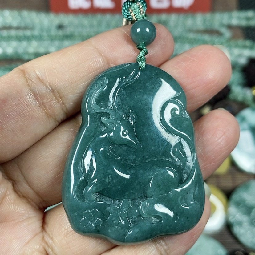 【闪购商品】翡翠颈饰未镶嵌玉吊坠翡翠玉一路有你一路相伴