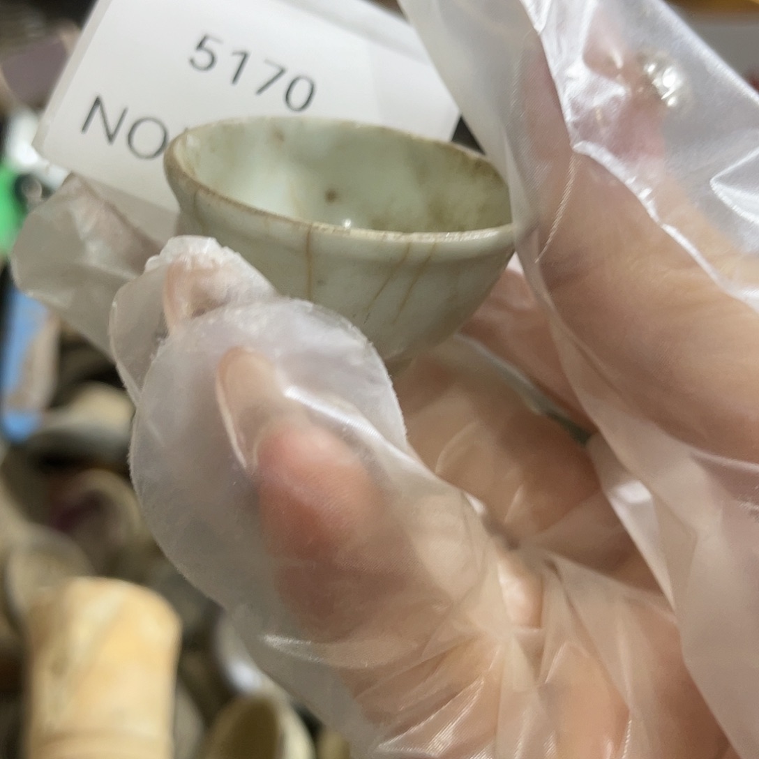 观***人瓷片5170号工艺品