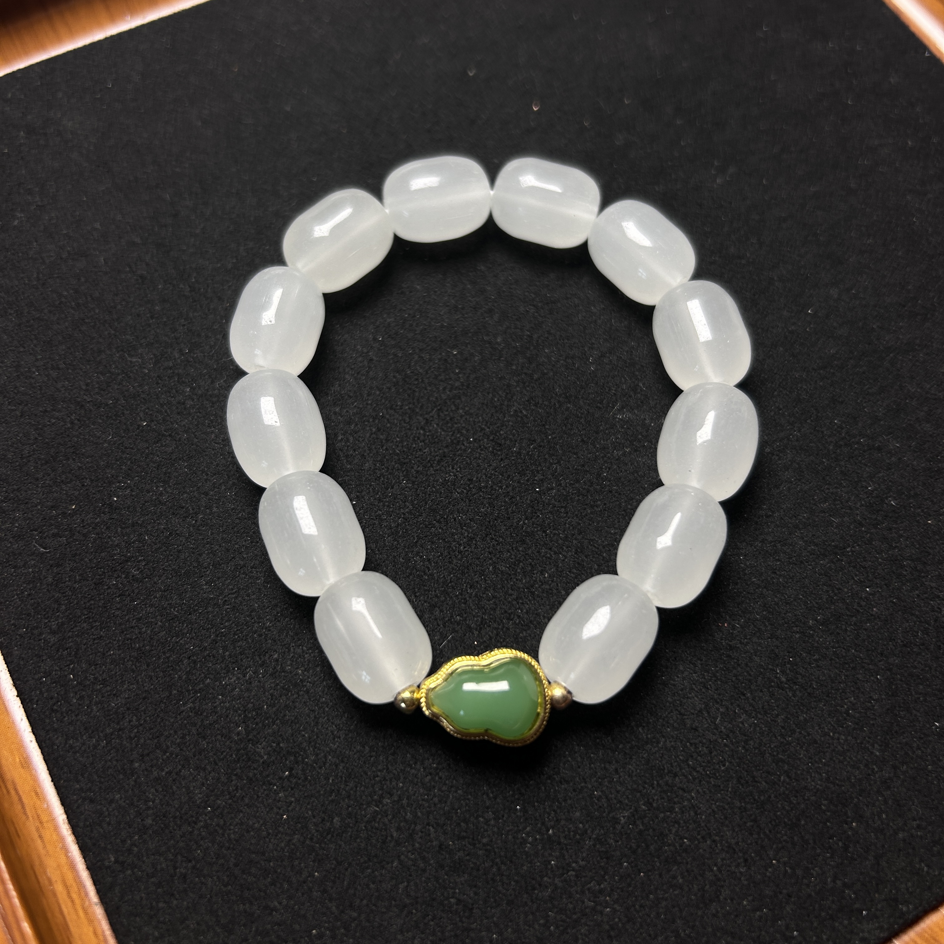 A081和田玉手串（多样性发其一）