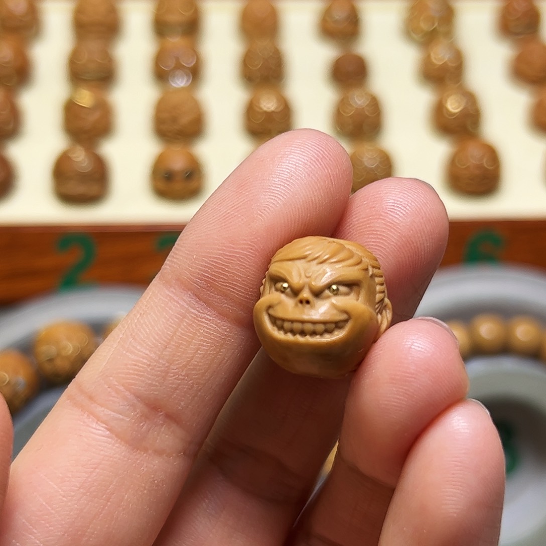 猴头核桃把件哪吒