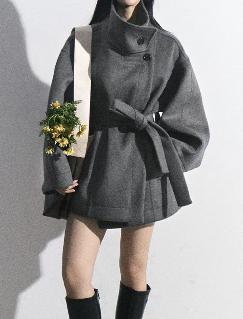 非图片款秋冬新款短款长款小香风休闲百搭高级外套（默认微瑕）