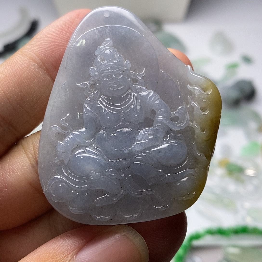 颈饰未镶嵌翡翠天然翡翠