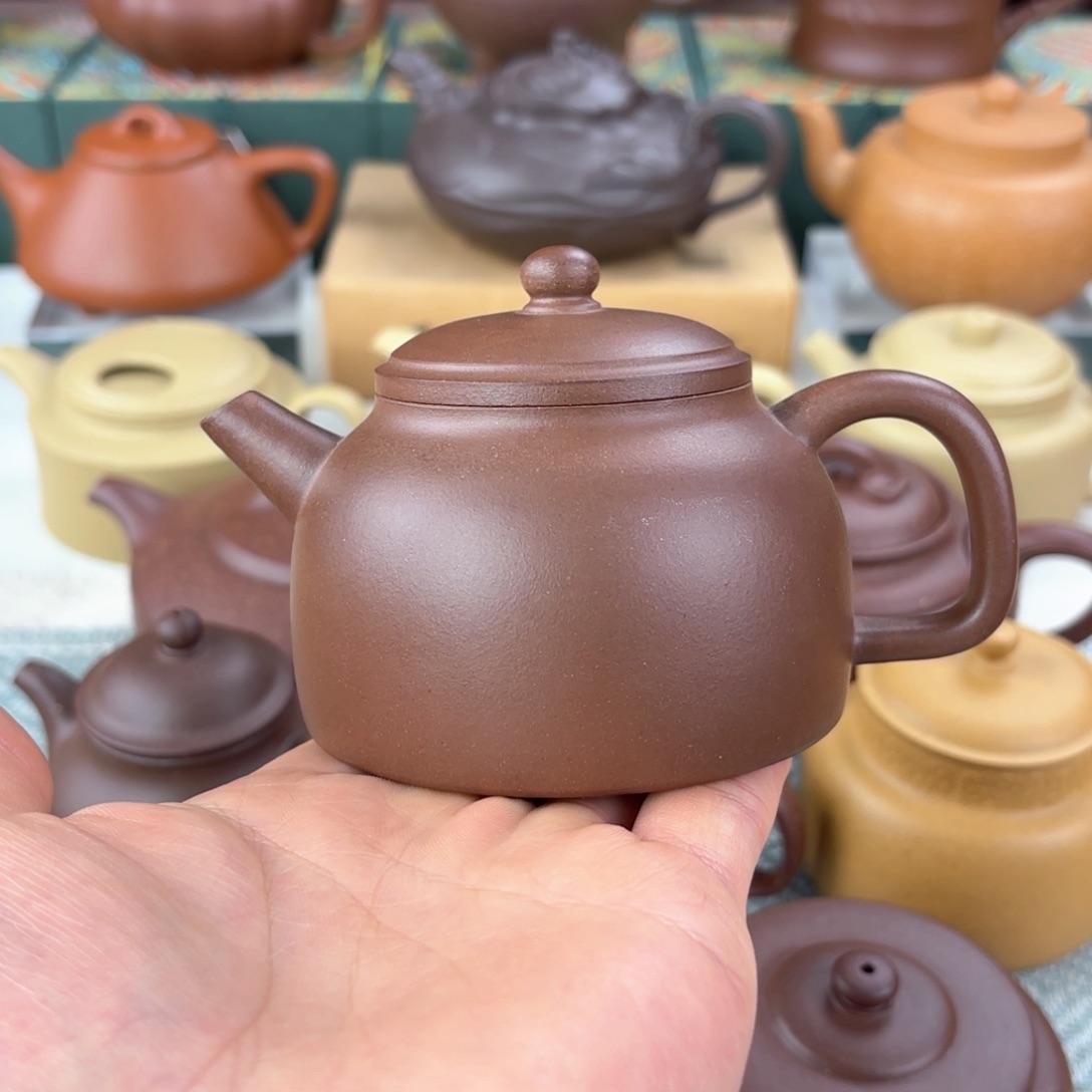 紫砂茶壶微瑕 筑寂 紫泥 180cc