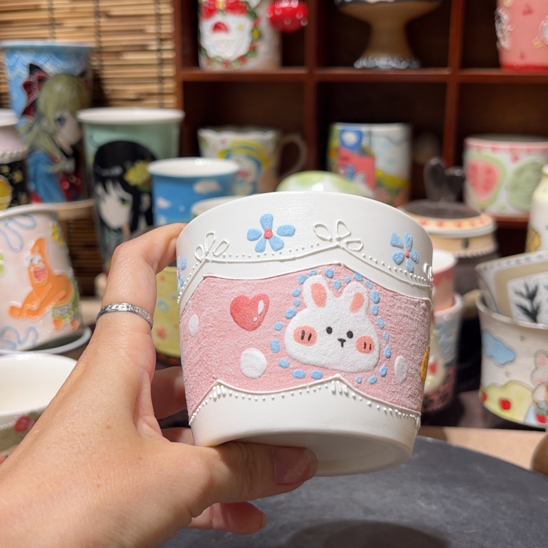 杯子景德镇陶瓷手工手会