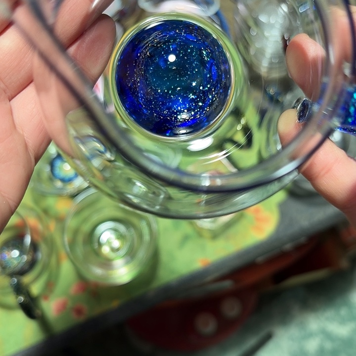 手工艺品玻璃玻璃茶器斑斓清悦