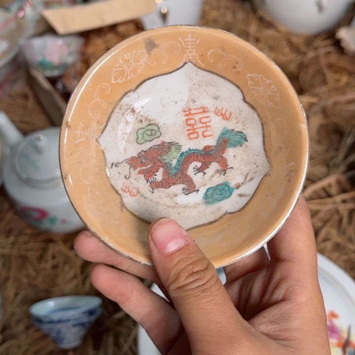 瓷片景德镇陶瓷一个