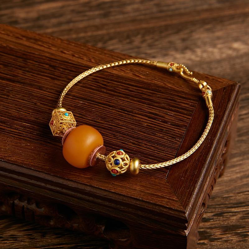 【香掌柜】蜜蜡手链（发一件）