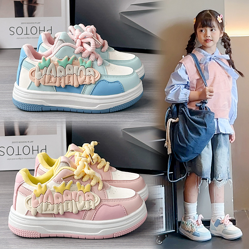 2025潮款儿童鞋子女童儿童运动鞋韩系小女孩鞋子板鞋秋冬季休闲鞋