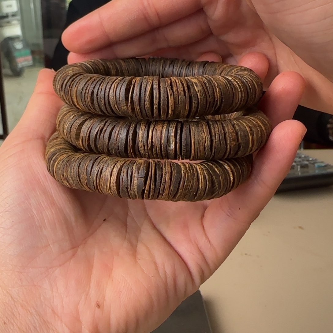 沉香手串白棋沉水片珠多样性发货1条20克