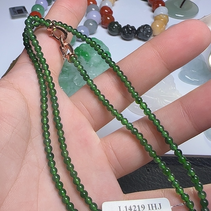 翡翠未镶嵌颈饰天然缅甸翡翠A货