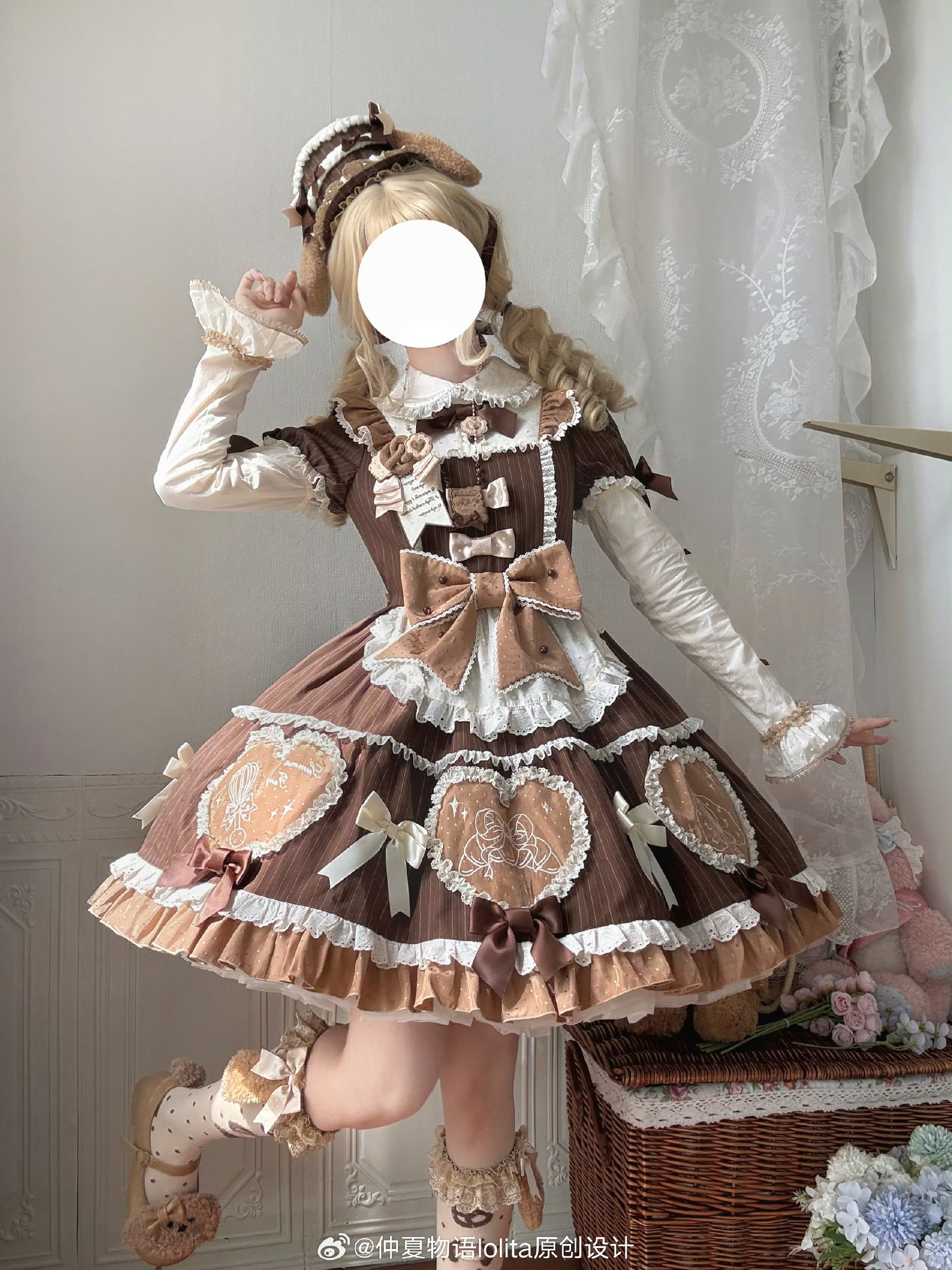  nono烘培屋op棕色 洛丽塔