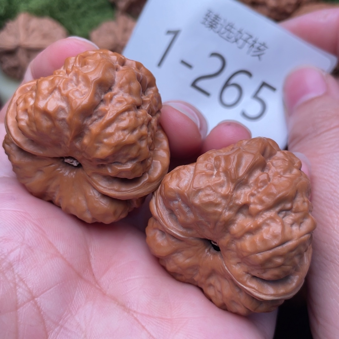 文玩核桃把件三角肌肉蛙40