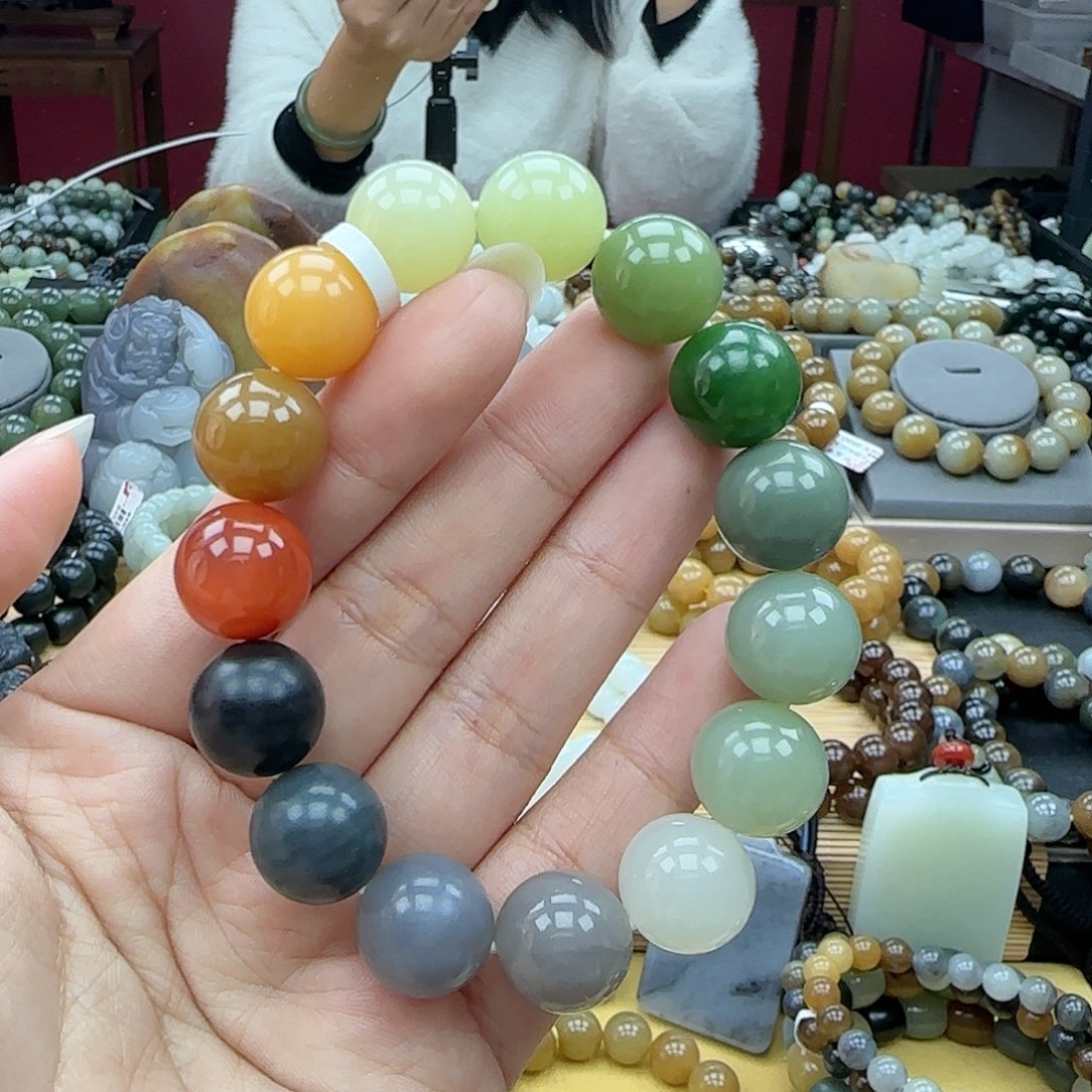 和田玉手链未镶嵌