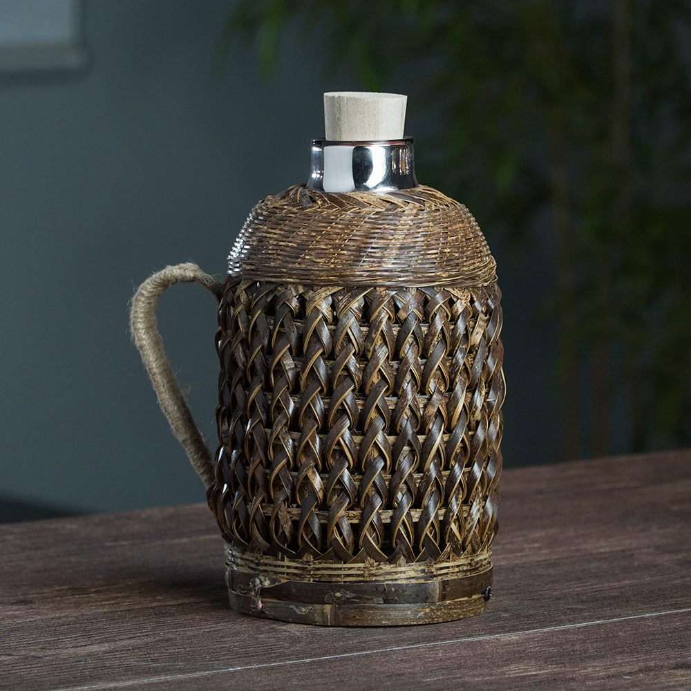 CD012（成竹）竹编花编保温壶