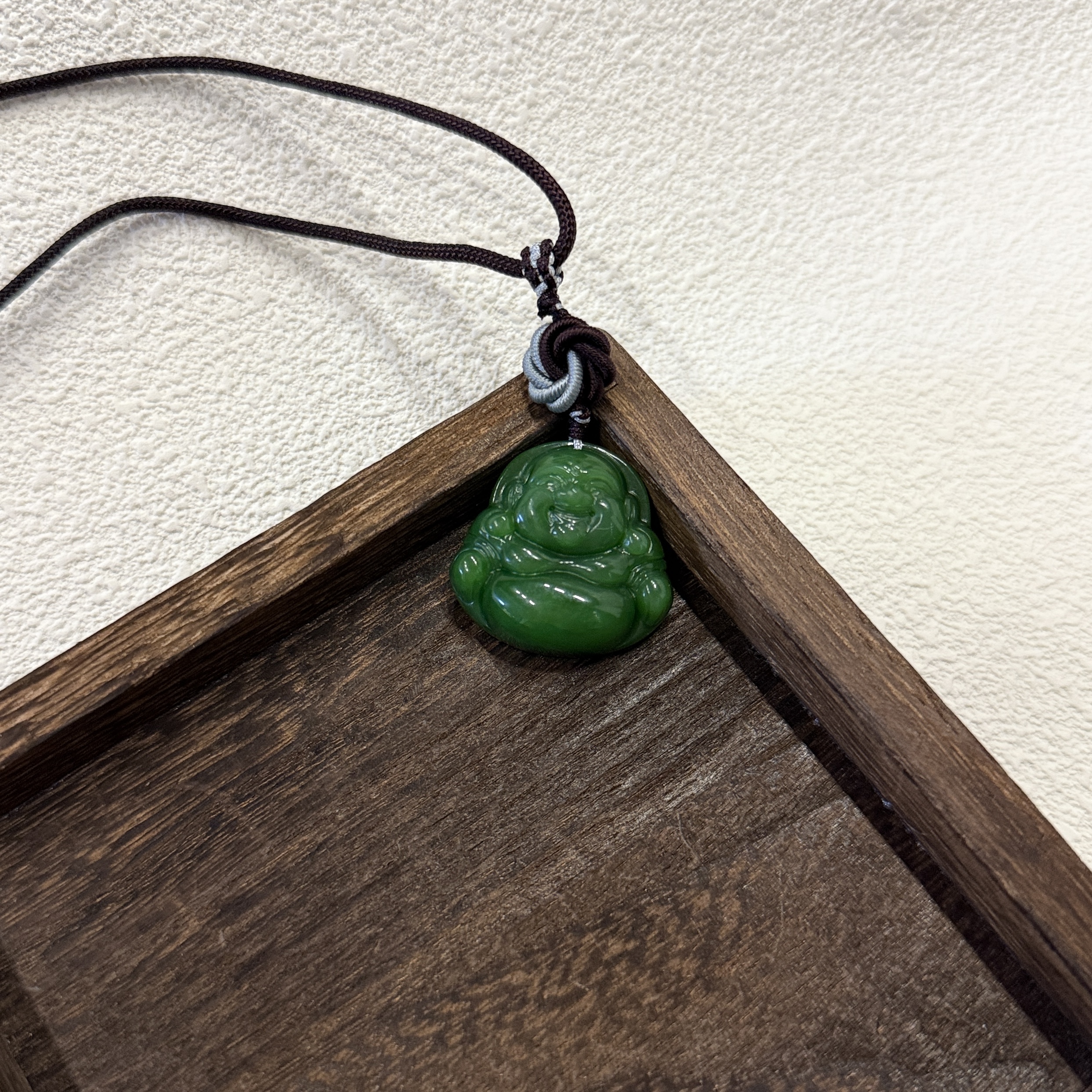 【V姐珠宝】CY12251 和田玉碧玉佛公吊坠