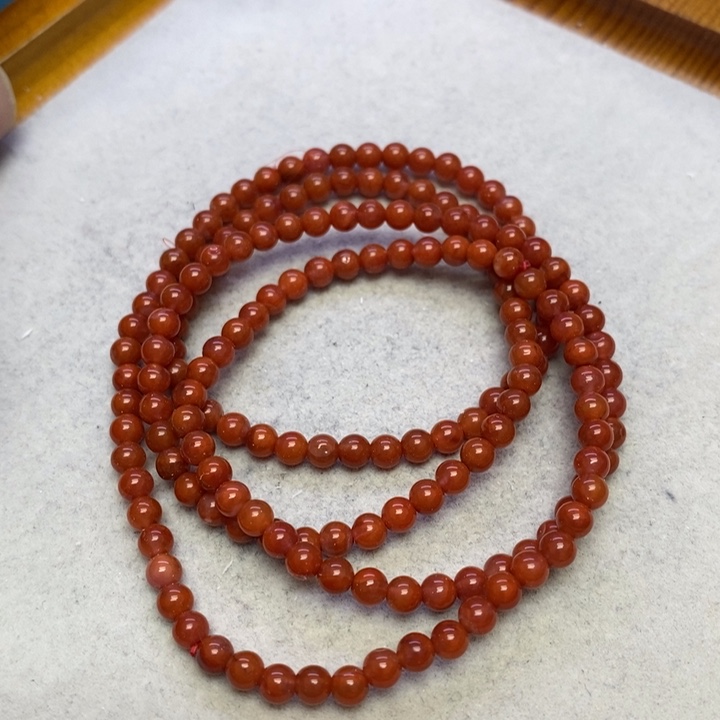 南红玛瑙串未镶嵌串