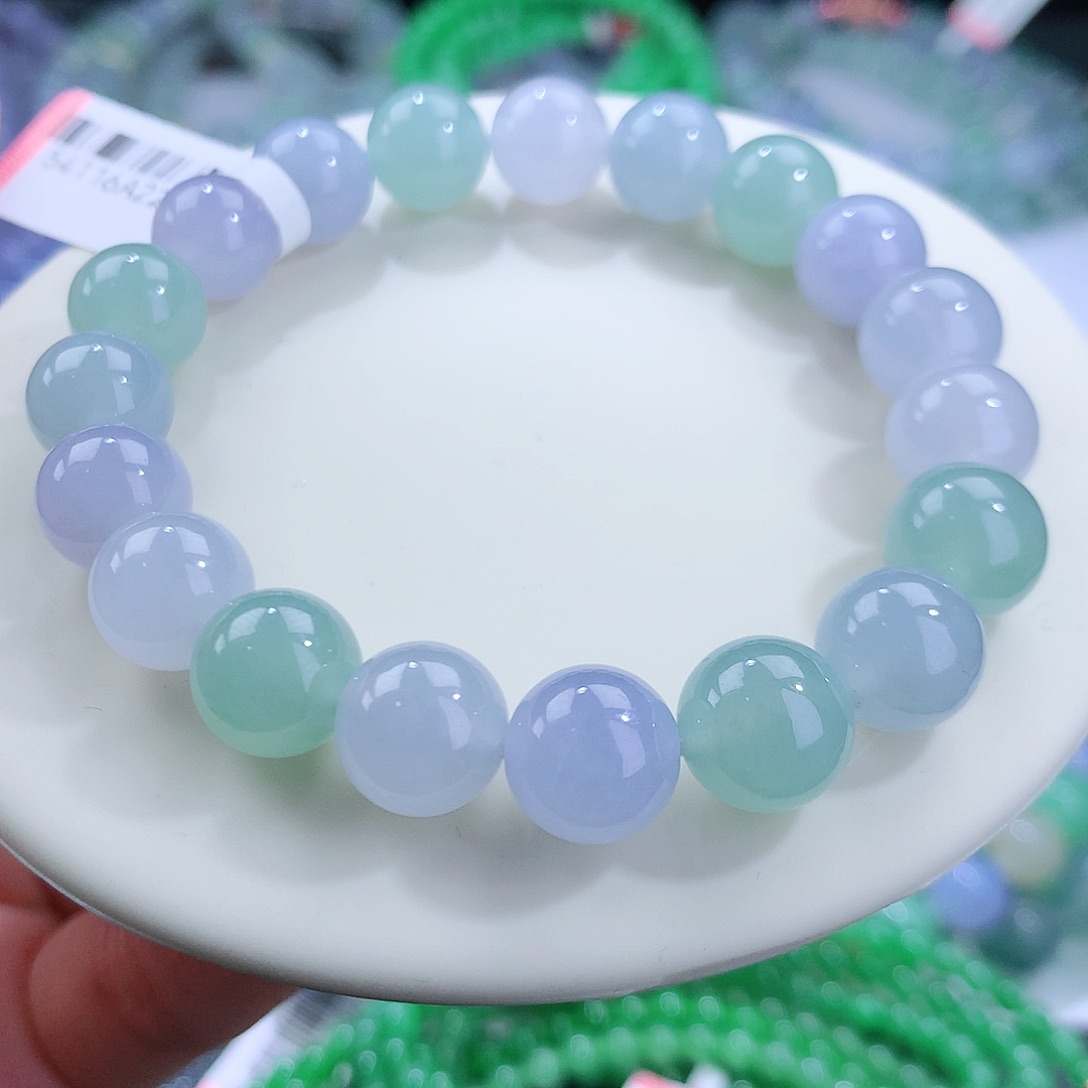 翡翠手链未镶嵌卡10