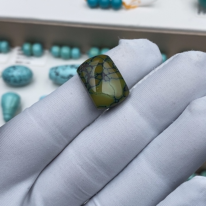 绿松石未镶嵌无事牌