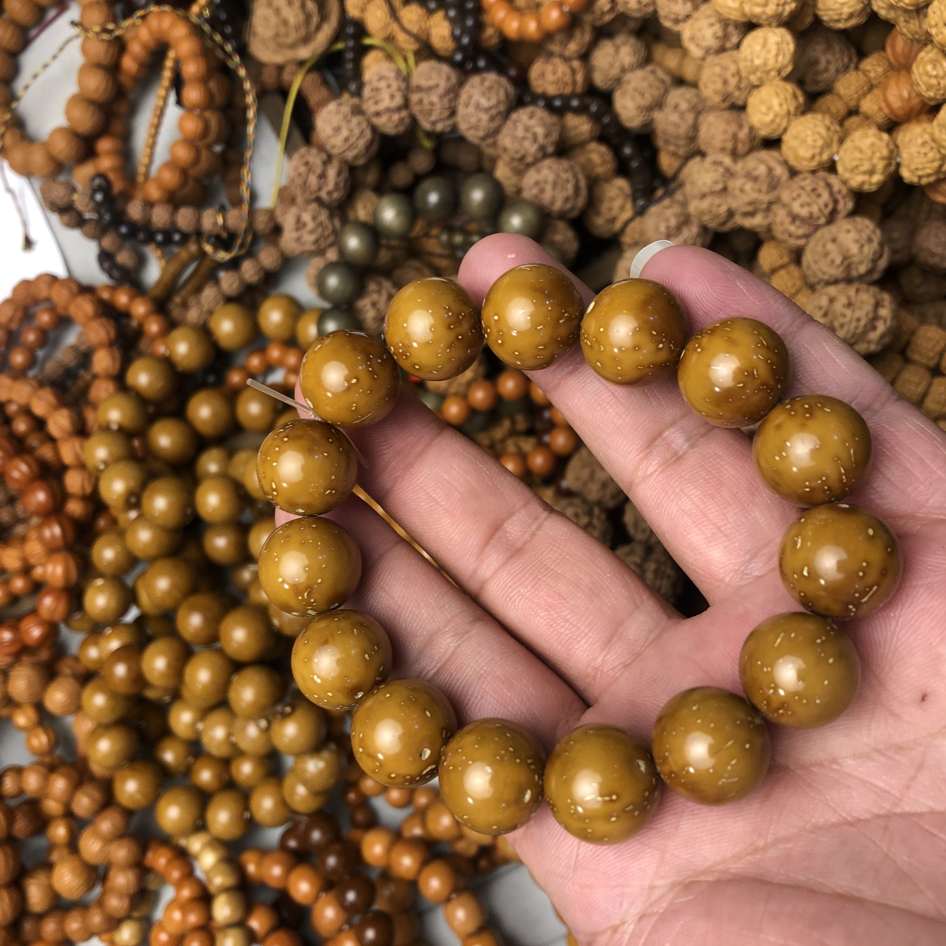 紫金鼠正圆手串12-13mm天然精挑文玩手串光珠紫金鼠手串男