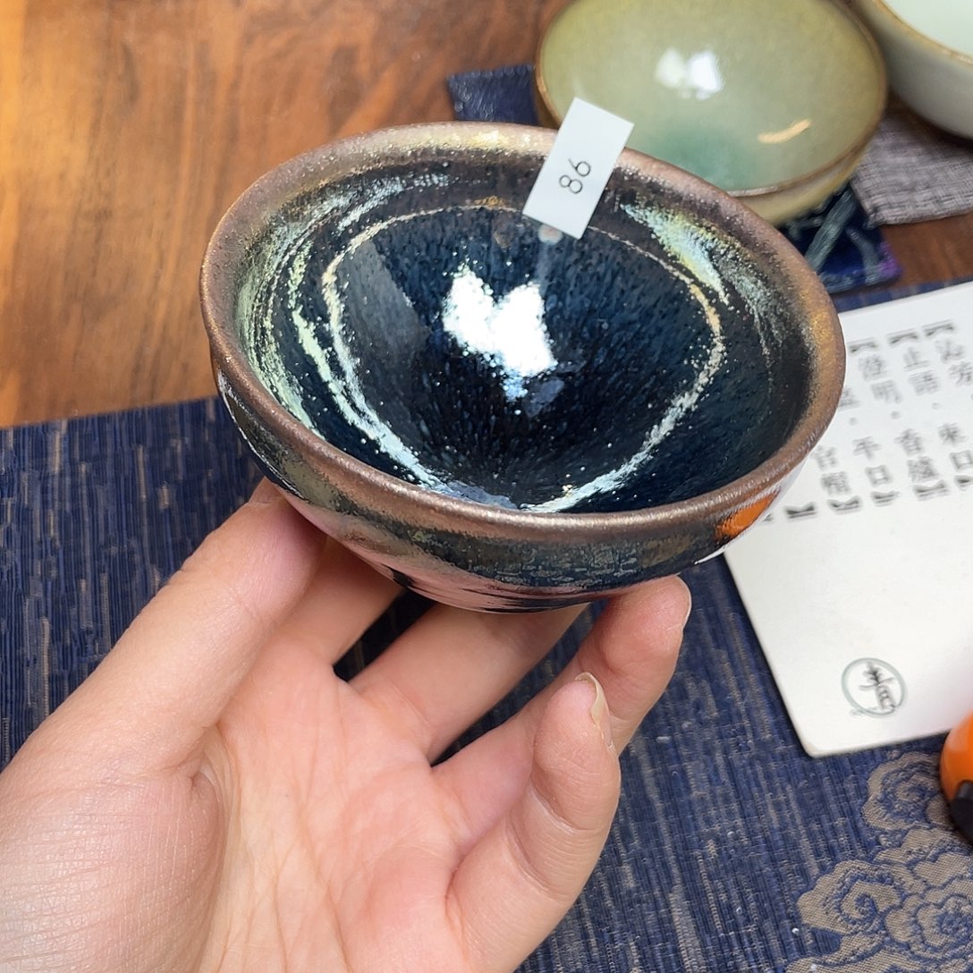 茶盏86 福临号建盏柴烧薄胎