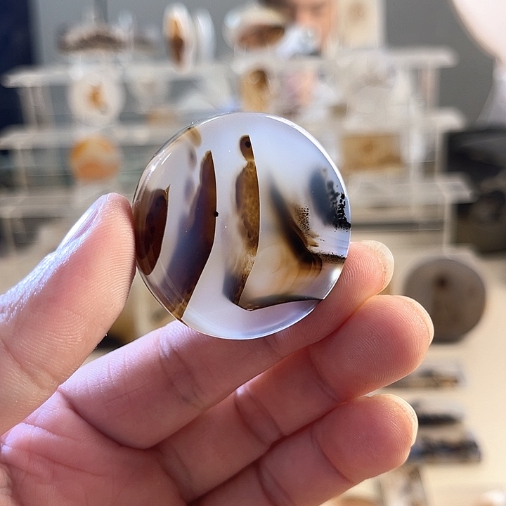 玛瑙/玉髓未镶嵌吊坠(不含链)