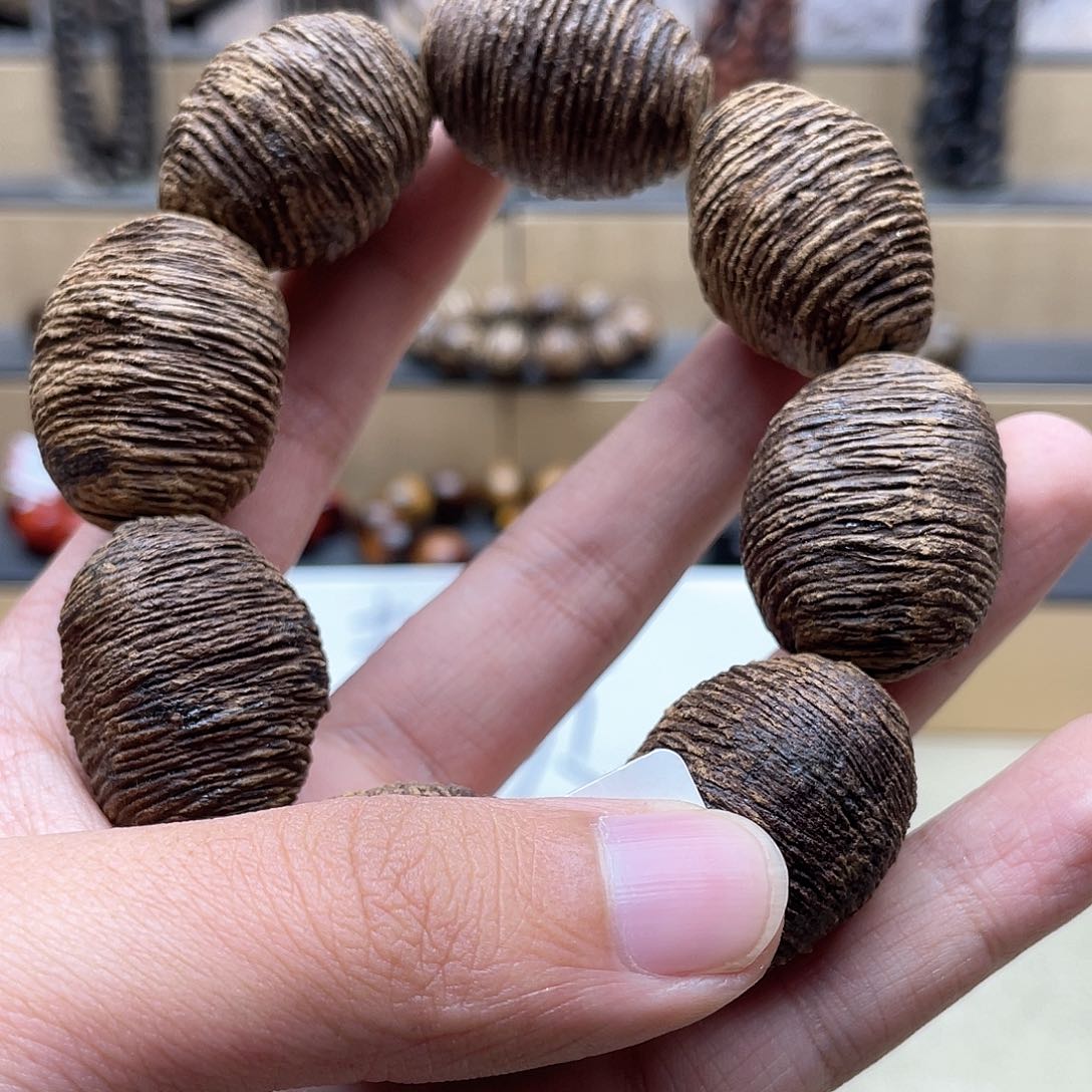 乌木类其他虫漏手串4000