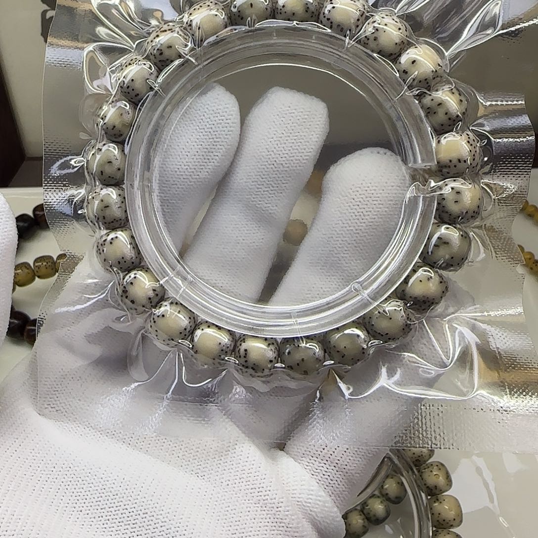 星月菩提手串卡10侧留白