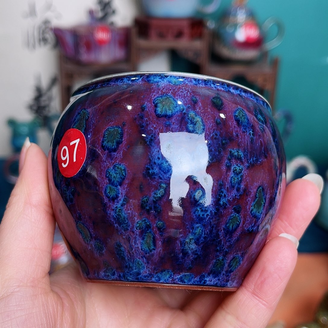 壶溜*哥钧瓷艺术作品壶